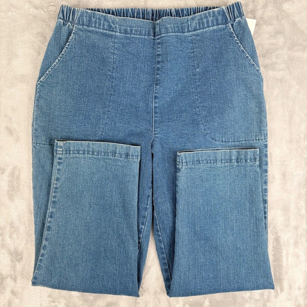 Croft & Barrow Jeans Womens 12P (29x26) Short Straight Leg Comfort Waist Petite - Picture 4 of 9